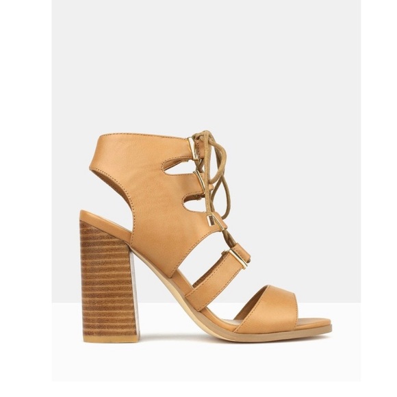 Betts Shoes - Lace Up Block Heels 🤎